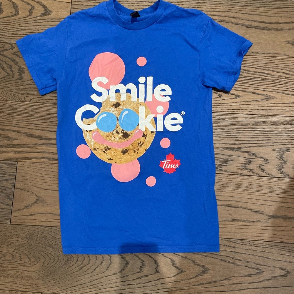 Gildan Blue Smile Cookie Kids T-Shirt